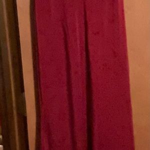 Gorgeous burgundy gown